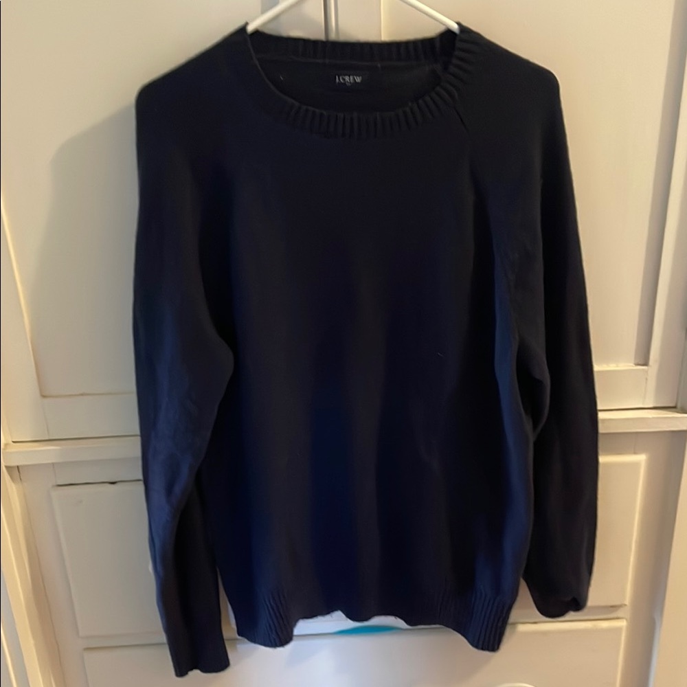 J. Crew Blue Crewneck Sweater Timeless Design